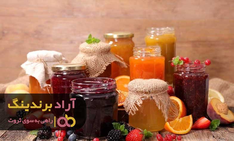 فروش مربای خانگی توت فرنگی