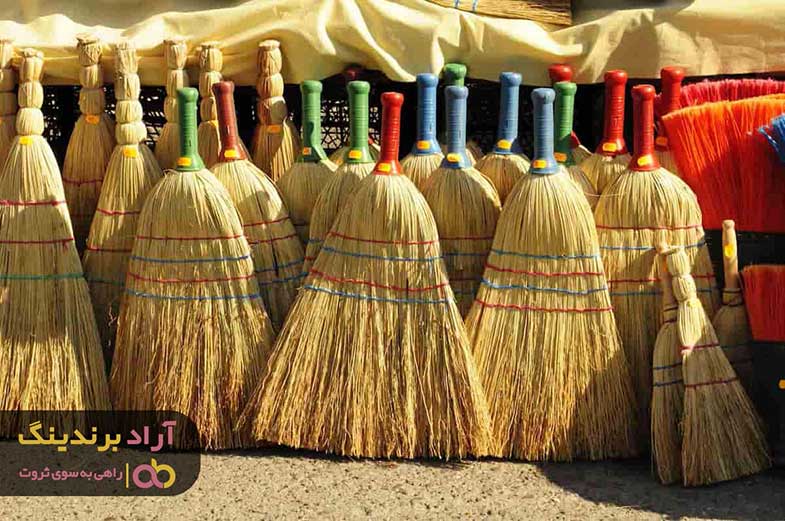 جارو سنتی فراشی شهرداری در مشهد
