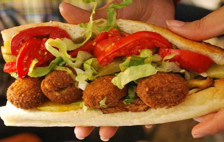 sandwich felafele bandari