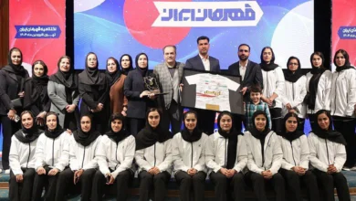 women handball awarded best team 1404
